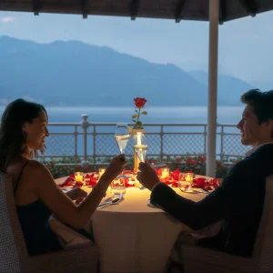 Cena romantica Gazebo Panoramico Lake Como
